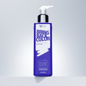 Semi-Permanent Bring back Color Shampoo – Violet Pigment for lightened, yellow-toned, and grey hair
